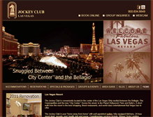 Tablet Screenshot of jockeyclubvegas.com